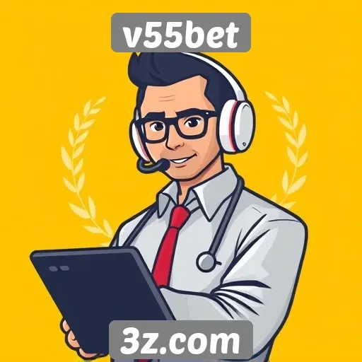Suporte ao cliente do v55bet recebe elogios